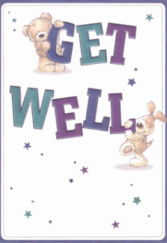 This get well card effuses gentle encouragement with a distinctively local touch, featuring the charming duo of a friendly bear and a floppy-eared puppy. Around them, playful stars whirl and scatter as if casting good wishes across Lower Clapton's leafy avenues. The confident typography, shaded in purples and cool aquas, brims with cheerful reassurance, reminiscent of a sunny day browsing the flower stalls off Chatsworth Road. There's a tactile depth to the artwork-the bear's fur almost plush beneath imagined fingers, the puppy's ears painted so velvety you can nearly feel their softness. The open, clean background brings in light and air, creating a calm atmosphere optimal for recovery. Just as a bouquet from Flowers Lower Clapton brings thoughtful joy to a loved one, every detail in this card feels like an act of care. The artistry speaks to innocence and sincerity, offering much-needed comfort and encouragement to anyone in the heart of E5 and beyond.